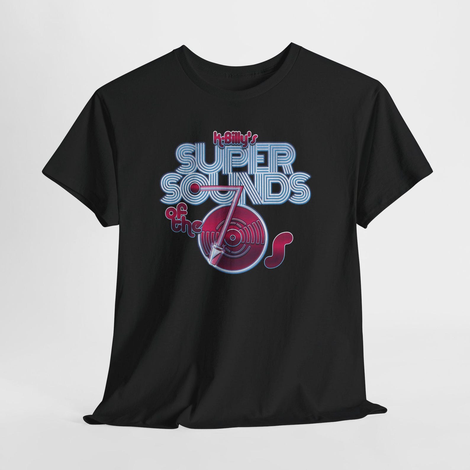 K-Billy s Super Sound Of The 70s Reservoir Dogs Men s Dark Heather Navy Black Blue Red Tees T-Shirt Size S-5XL XL