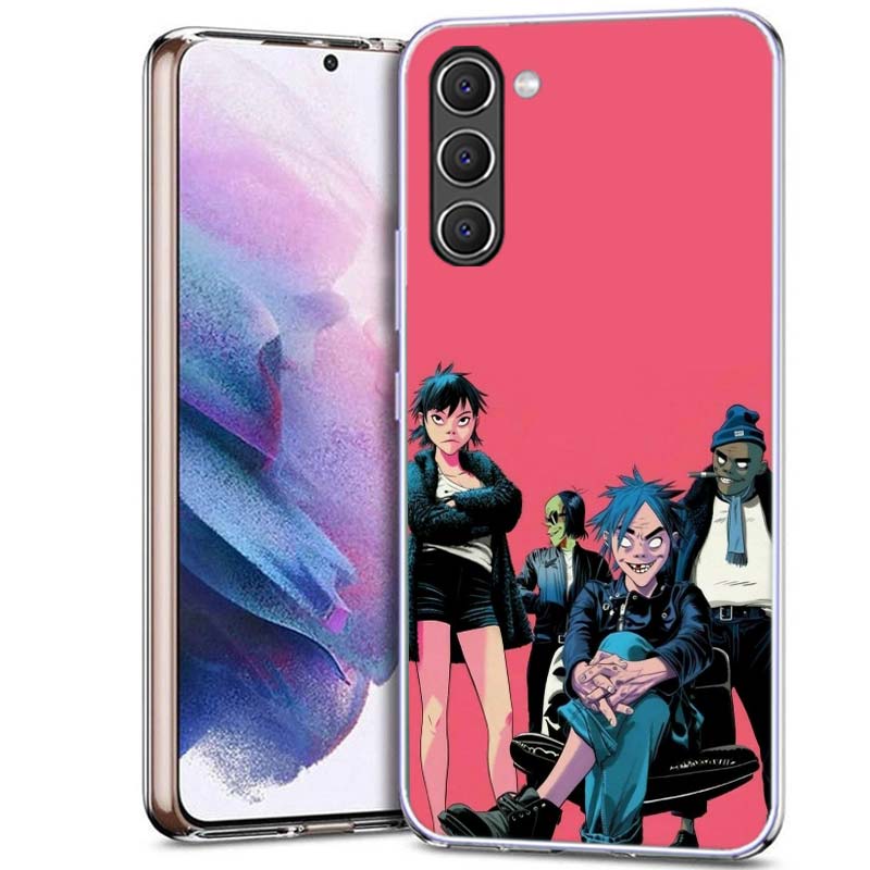 Gorillaz Anime Phone Case for Samsung A54 A14 A24 A34 A17 A37 A57 A55 A35 A25 A15 A13 A23 A33 A53 A07 A05S A04S A03 A73 Galaxy N