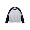 American Retro Trendy Brand Patchwork Color-Blocking Crewneck Sweatshirt for Men 2024 New Spring and Autumn Foreign Trade Men's Casual Jacket