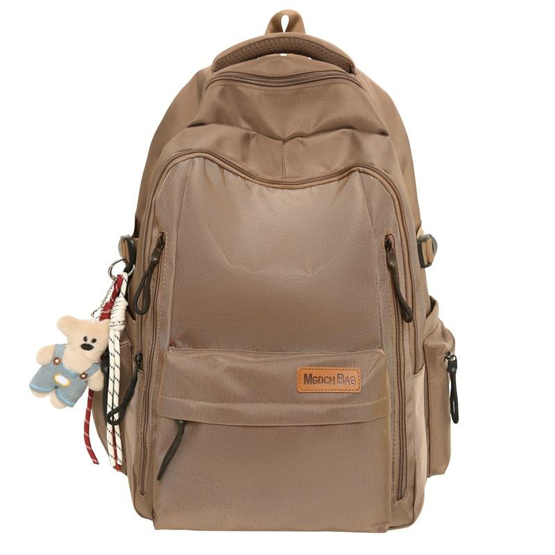 Schoolbag New High School Student Burden Reduction Backpack Large Capacity Student Schoolbag Female Leisure Travel Mountaineering Backpack Male