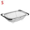 Stainless Steel Expandable Drainage Basket Stackable Design Quick Drain Hole Vegetable & Fruit Dish Drainage