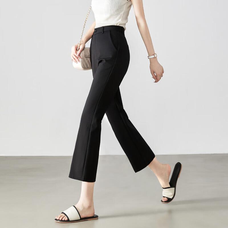 Demana Slimming Roma Cloth Cropped Flare Pants