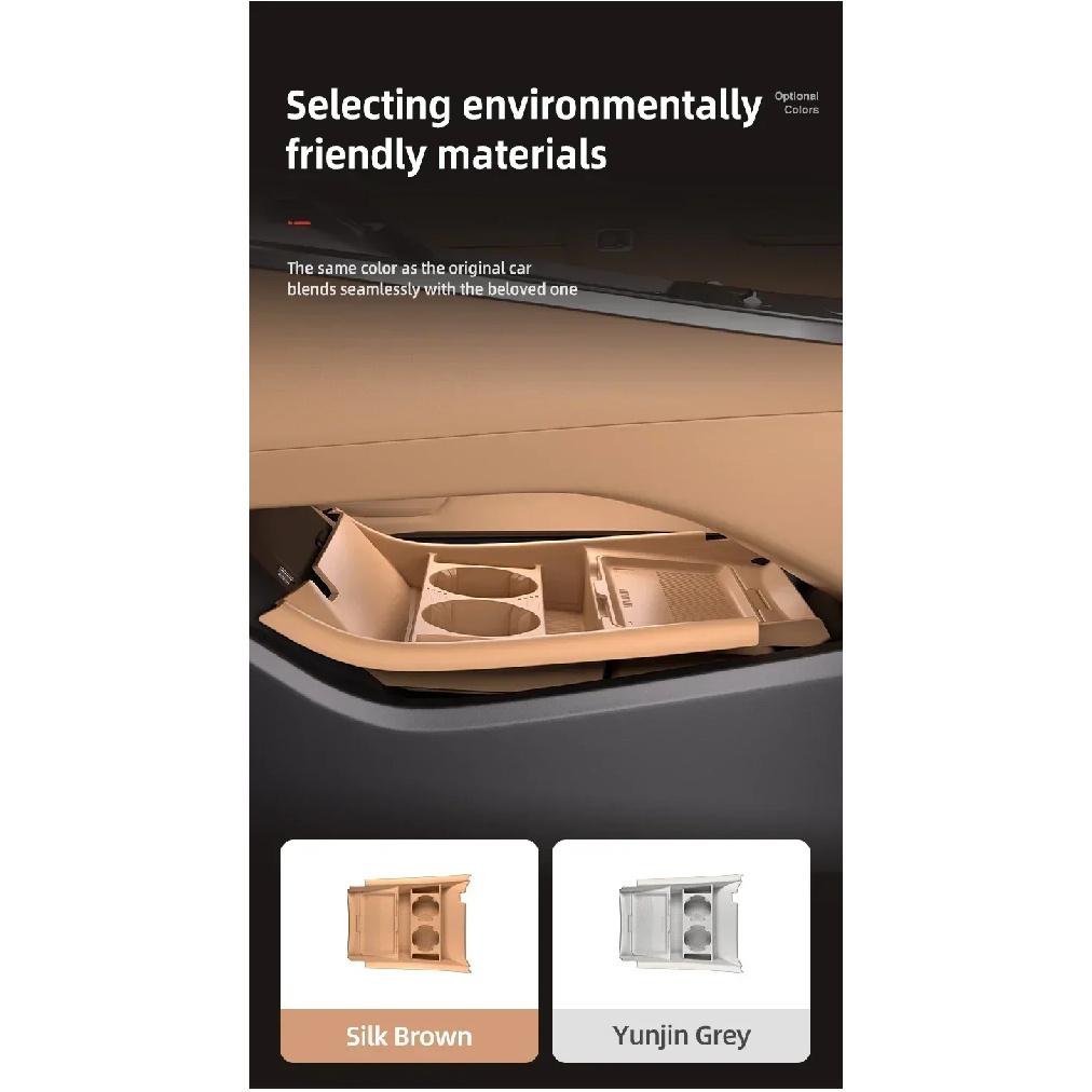 Silicone Storage Box 2025 FOR BYD Han L Models Center Console Modification Anti-slip Pad Accessories Organizer Decoration