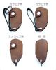 [NONINA] Key Case, Key Cover, Key Holder, Oil Leather for Volkswagen Golf VW, Brown