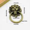 Pack of 5 Antique Styles Stylish Lion Heads Knobs Sturdy Alloy Materials Convenient for Wardrobes and Drawers Use