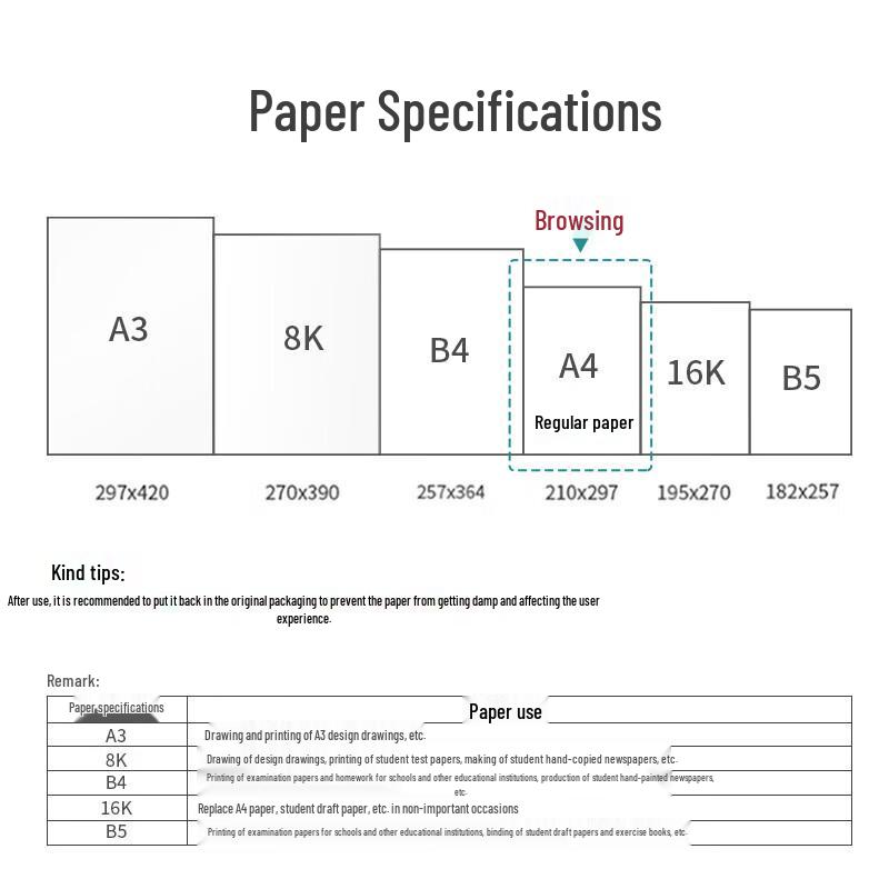 Deli A4 80g Copy Paper