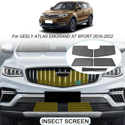 4pcs Car Insect-proof Air Inlet Protection Cover Insert Vent Racing Grill Filter Net For GEELY ATLAS EMGRAND X7 SPORT 2016-2022