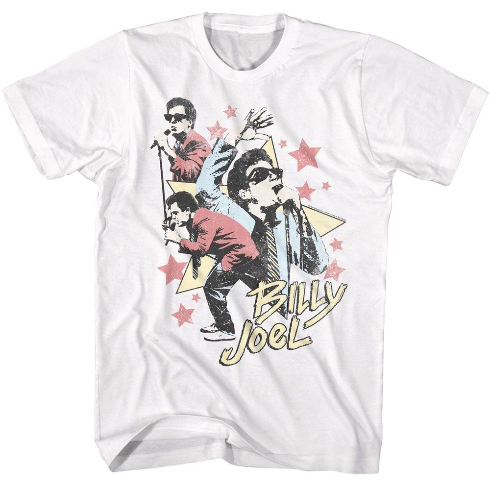 Billy Joel Stars Music T-shirt Tops Tees Men's Women's Unisex