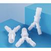 2.4mm-12mm Y-shaped Three-way Plastic Equal Diameter Water Divider Baota Three-way Silicone Rubber Hose Connector Food Grade