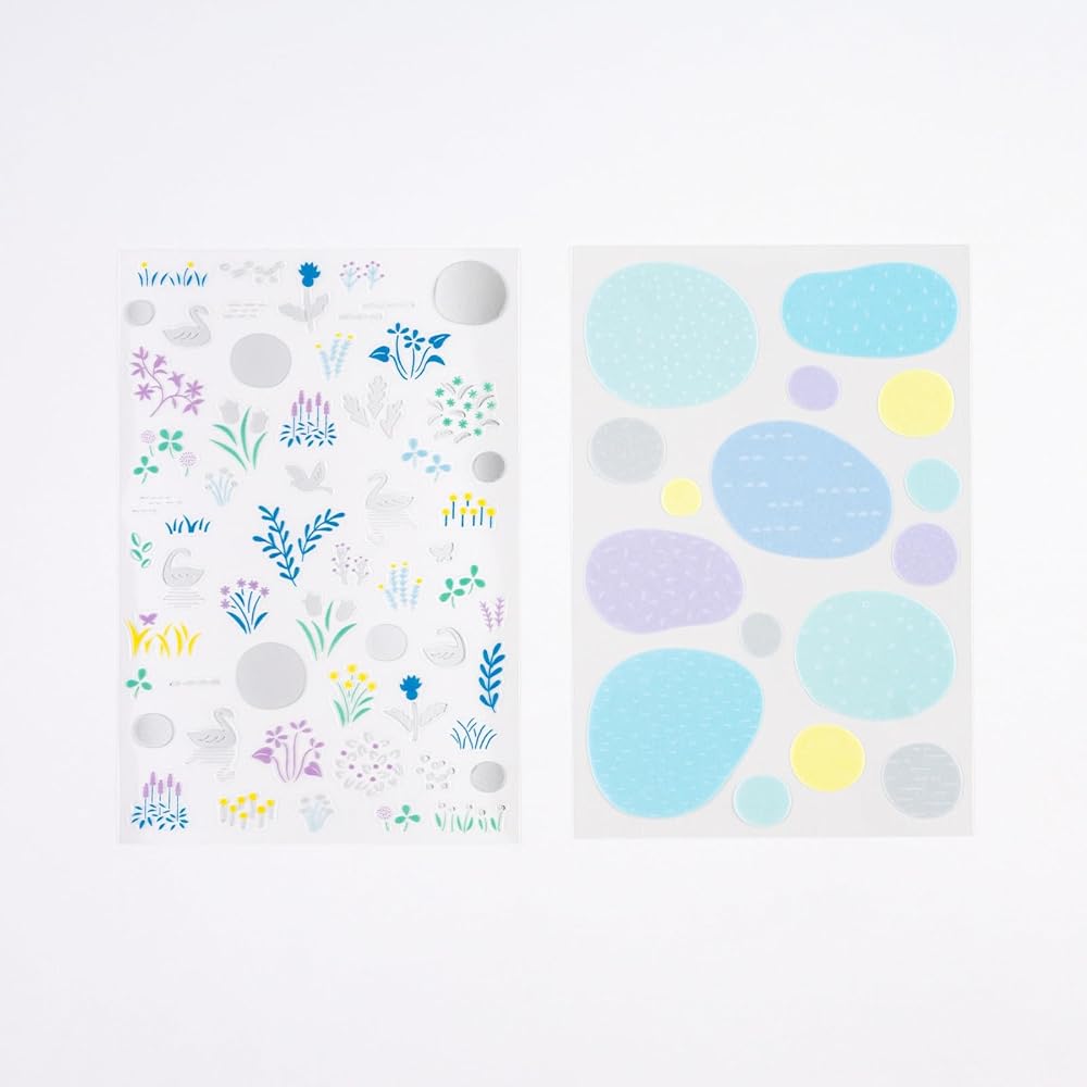 Hobonichi Techo Sanae Yuri Kasaneru Sticker Forest Lake Planner Accessory