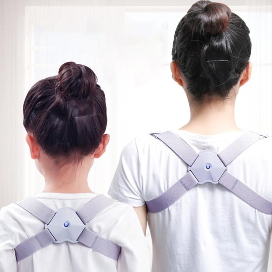 Hunchback Correction Breathable Long Standby Smart Voice Reminder Scientific Efficient Back Corrector for Home