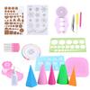 1 Set Quilling Paper Rolling Kit Slotted Tools Tweezer Ruler For Home Office Decoration