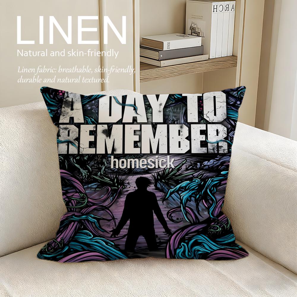 A Day to Remember Cushion Cover Pillowcase Set Pcs x x Breathable Washable Sofa Cushion Cover