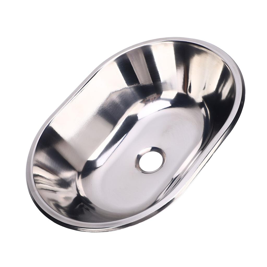 RV Bar Sink 14.72x10.79x3.94 Inch Flush Mounted Stainless Steel Kitchen Sink with 40mm Drain Hole for Boat Motorhome