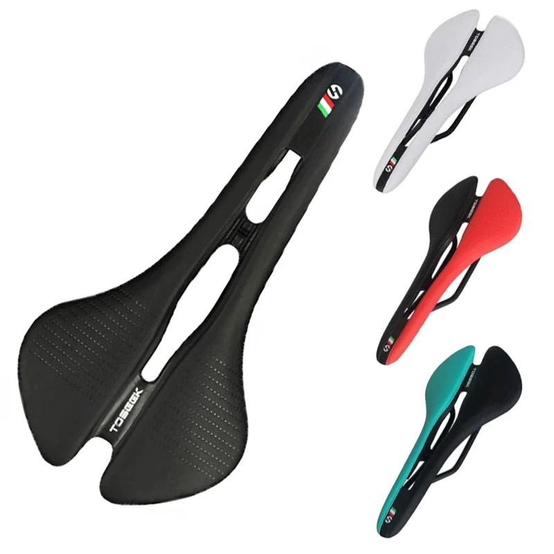 /ODM TOSEEK Bicycle Saddle Racing MTb Road Mountain Bike Seat Hollow Ergonomics Bike Seat Cushion Cycling Saddle Accessories