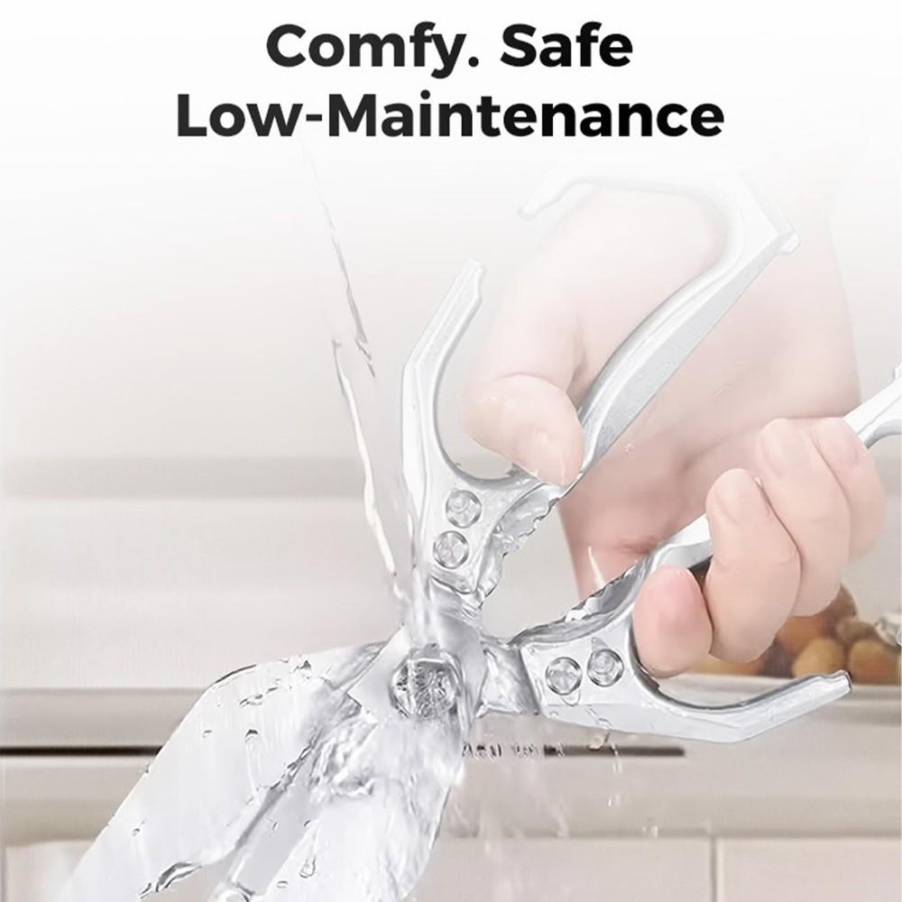 Multifunctional Kitchen Shears Stainless Steel Meat Cutting Poultry Shears Bone Cutting Seafood Cutting Ultra Sharp Scissors