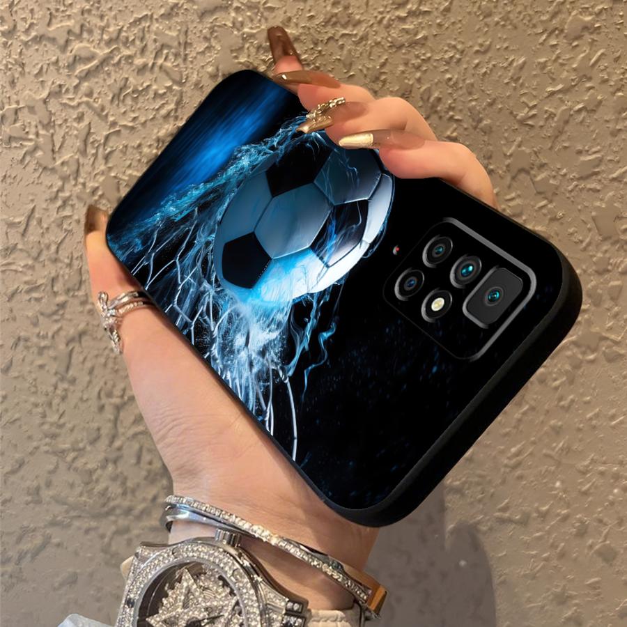 Football Case for Xiaomi Mi 12X 14 12 11 13 Lite 11T 12T Pro 10T Funda Phone Cover