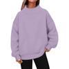 1116 New European beautiful women's sweatshirt long-sleeved turtleneck sweatshirt casual sweater fleece top