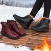 Damen Winter Fleecegefüttert Wasserdicht Slipper Weiche Sohle Rutschfest Warme Schuhe