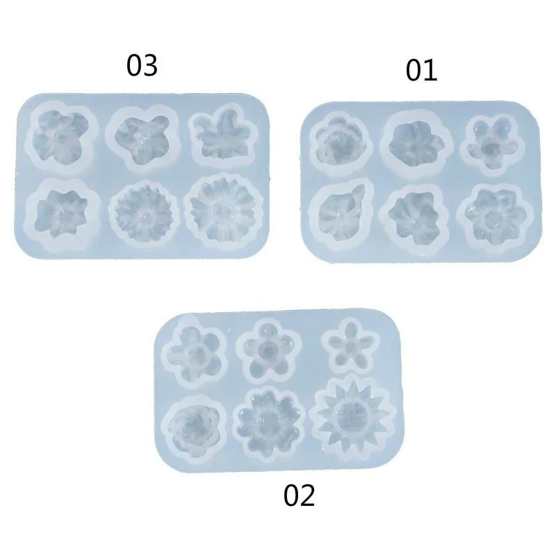 3D Flower Silicone Molds Fondant Craft Cake Candy Chocolate Sugarcraft Ice Pastry Baking Tool Mould Soap Mold Cake Decorator
