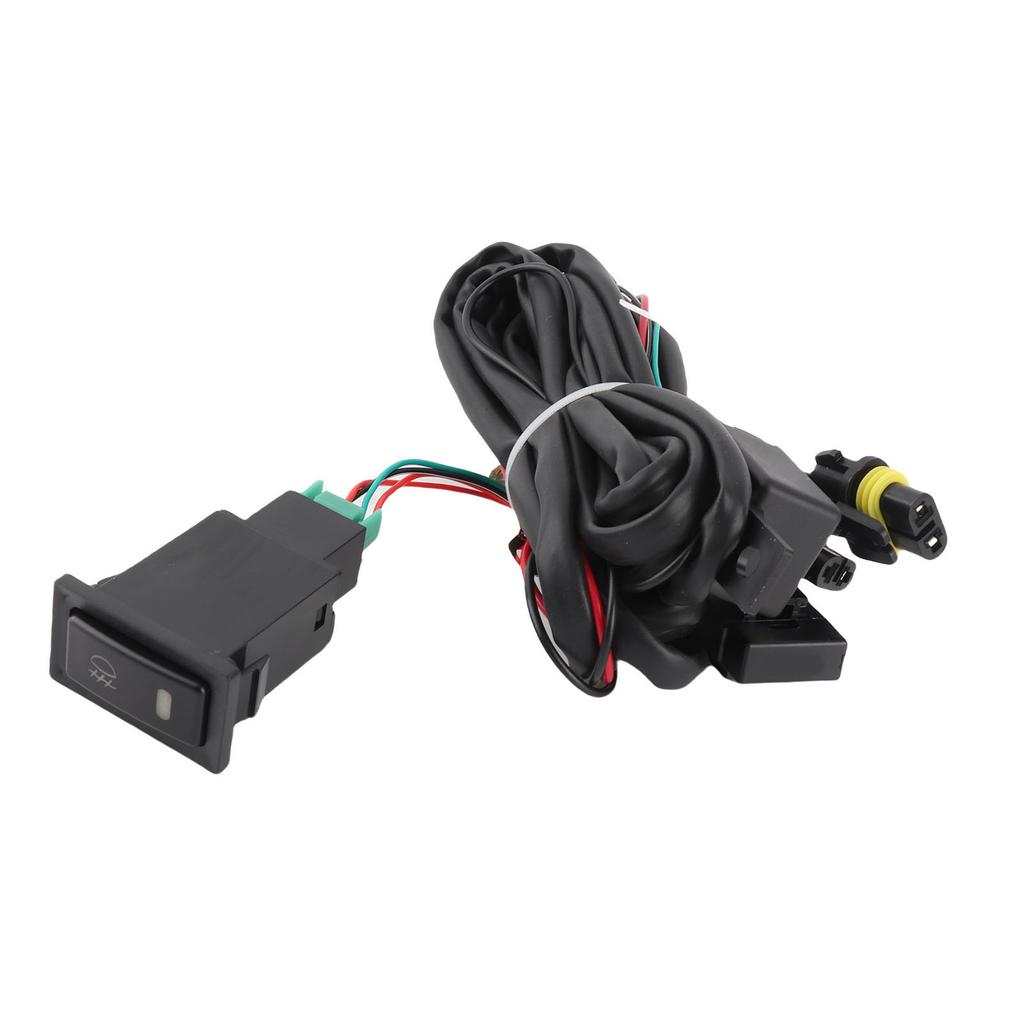 12V Universal Car LED Fog Light On Off Switch Wiring Harness Fuse Relay Kit