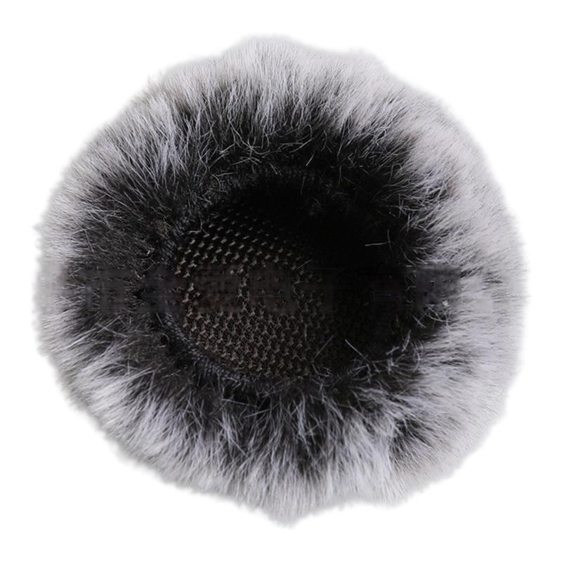 Wireless Lavaliers Mics Windproof Furry Cover Windmuff for Q8 Mics Acoustics Filter For 83%Noise Reductions Washable Design