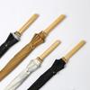 New Simple and Fashionable Small and Fresh 16-bone Straight Rod Umbrella Handle Long Handle Umbrella with Printed Umbrella