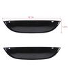 2pcs Exterior Door Bowl Cover Trim Decor Bezels for Dodge Challenger 2015+ Black