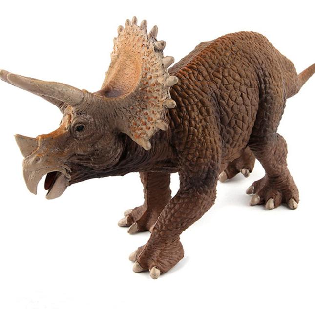 Dinosaur World Model Toy Bullosaurus Stegosaurus Triceratops Figure Doll Ornament Halloween
