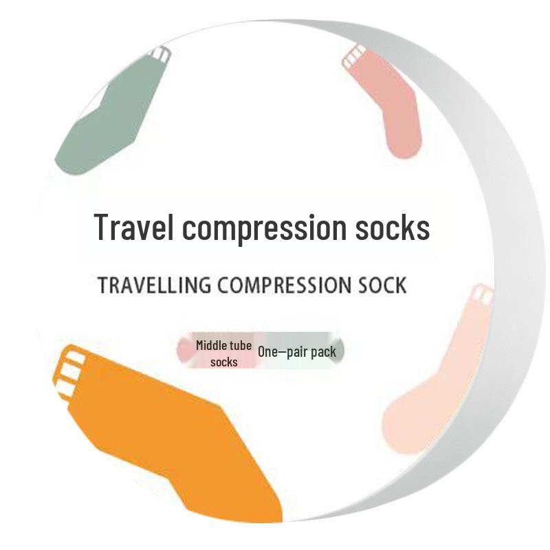 Unisex Seyahat Kompresyon Çorapları: Tek Kullanımlık, Nefes Alabilen, Ter Emici, Yıkanmaz, Kısa ve İnce.