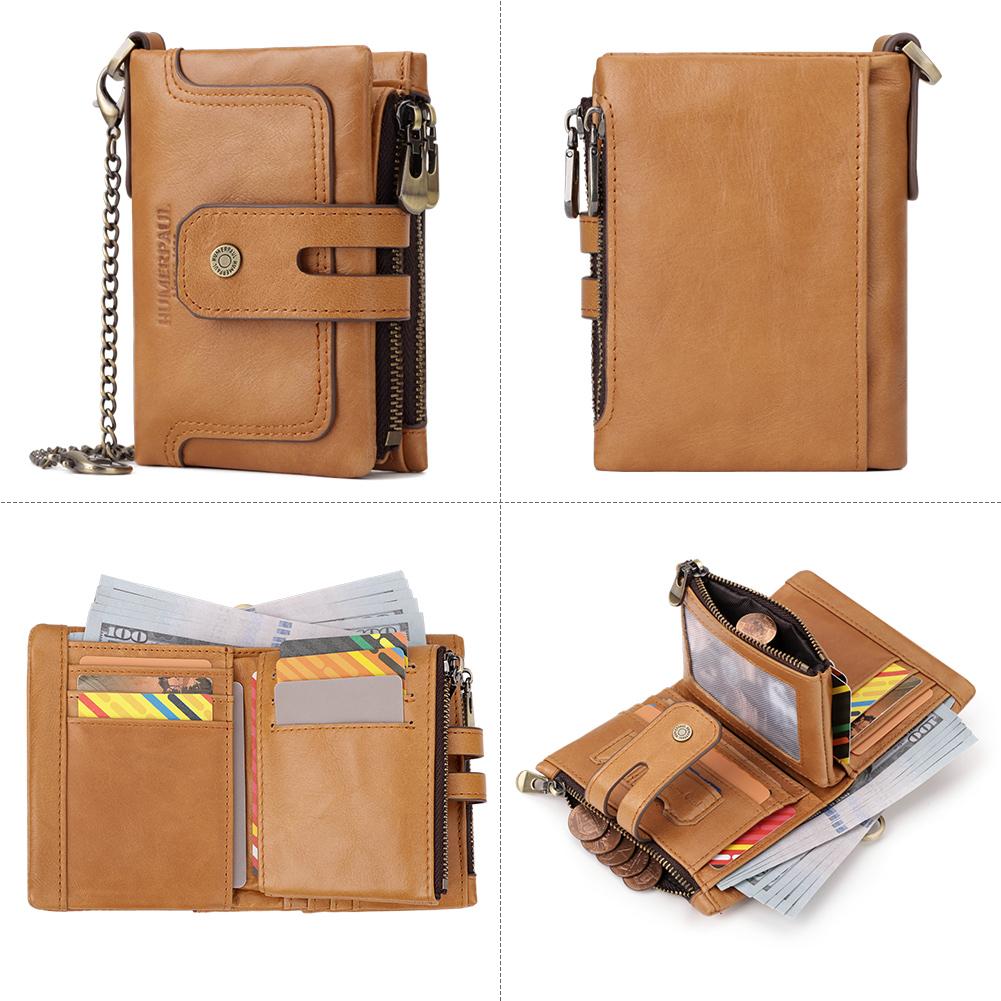 Мужской кожаный кошелек — фото 10