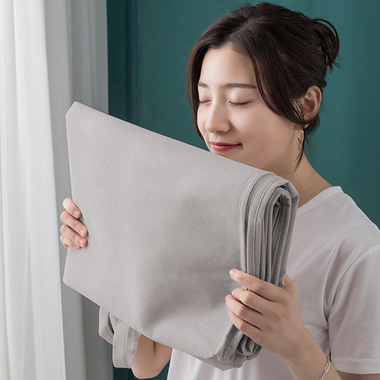 Bedroom Storage Bag Large Capacity Nonwoven Fabric Organizer With Dustproof Design For Bedding And Clothes