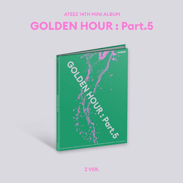 [pre-venta] [SET] Mini Álbum 14 de ATEEZ GOLDEN HOUR : Parte 5 Juego de 3 Piezas (A + Diario + Ver. Z)