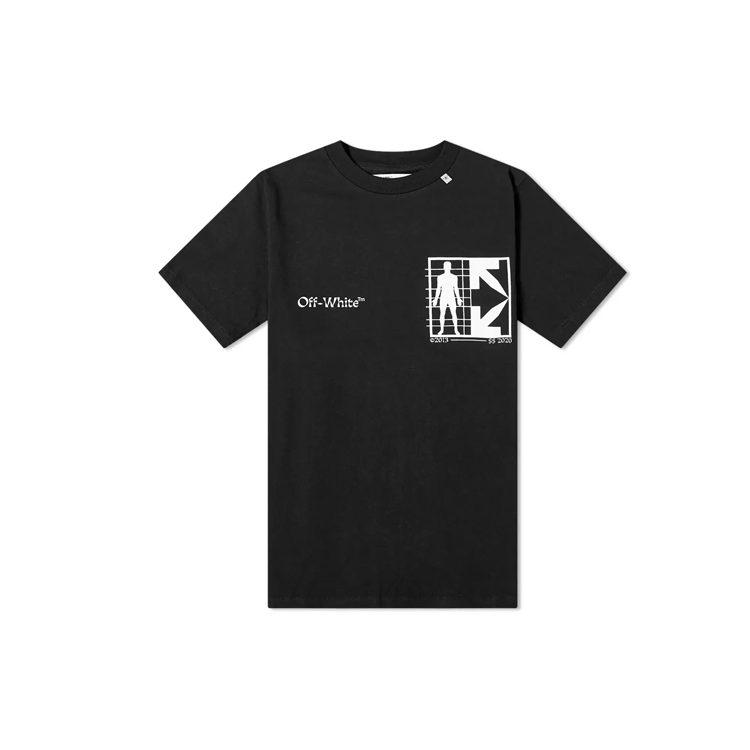 OFF WHITE SS20 T Shirt Men's Black OMAA027S201850101001