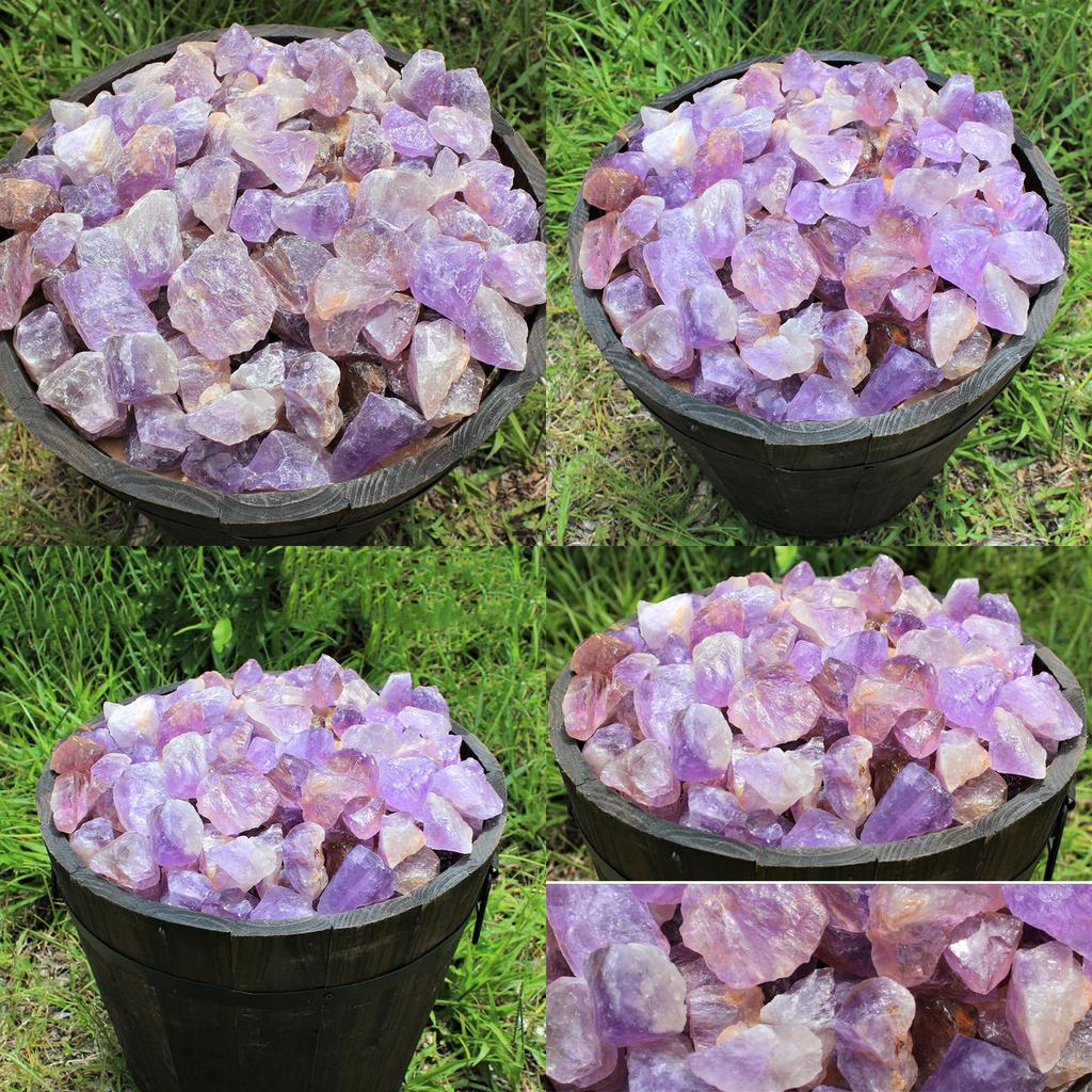 Natural Rough 100g Amethyst Gravel Stone Quartz Crystal Gemstone Decor Home