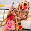 Qixi Gift: 'I Love You' Glowing Capybara Pendant & Sound Keychain