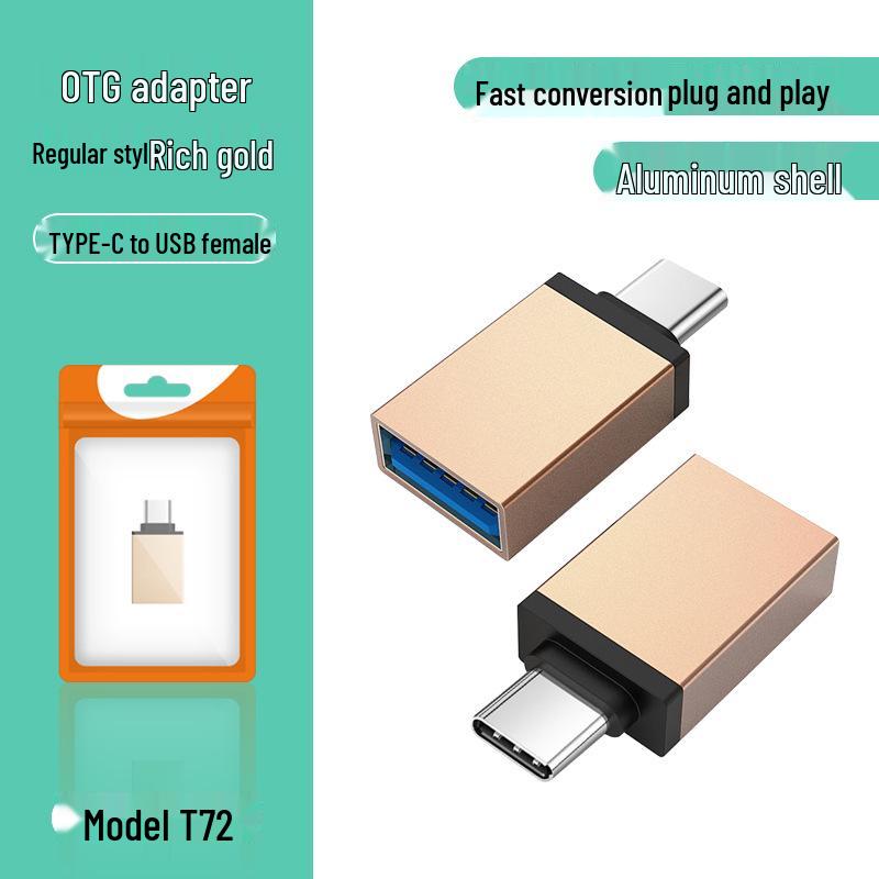 Adaptor OTG USB 3.0 la Type-C pentru telefoane Apple, Huawei, Xiaomi