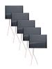 15cm Wire Solar Panels Kit 5 Pieces Solar Panels Multiple Applications 5.5V 200mA Output Multiple Power Sources