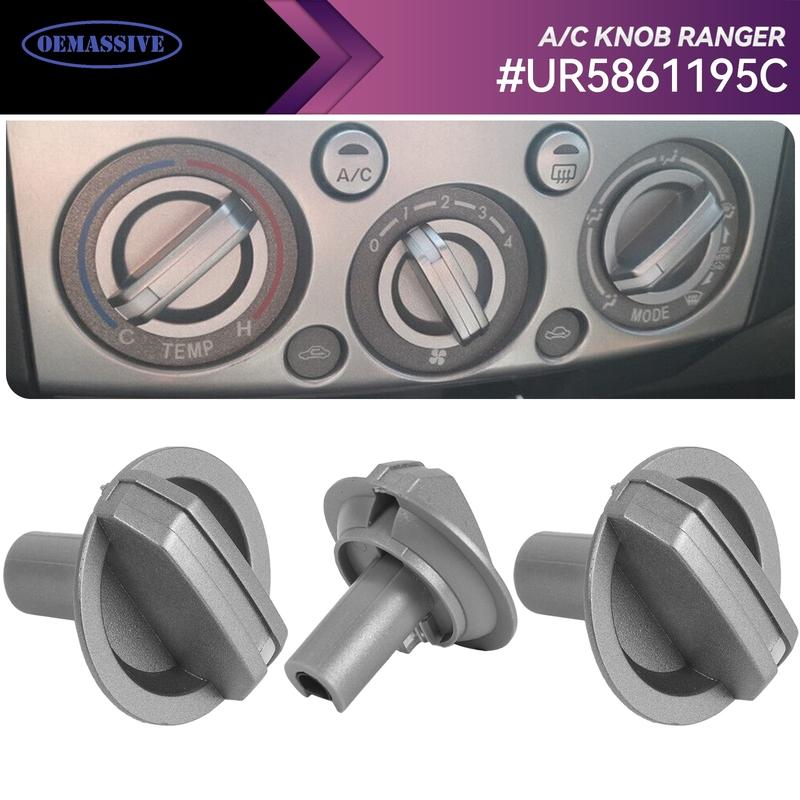 Комплекты ручек управления вентилятором отопителя кондиционера для передней консоли автомобиля Ford PJ PK Ranger Mazda BT-50 UR5661195C UR5861195C 2006 2007 2008 2010