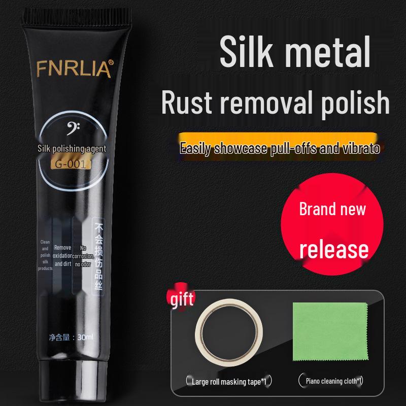 Guitar Fret Rust Remover & Metal Polishing Paste for Repair & Maintenance