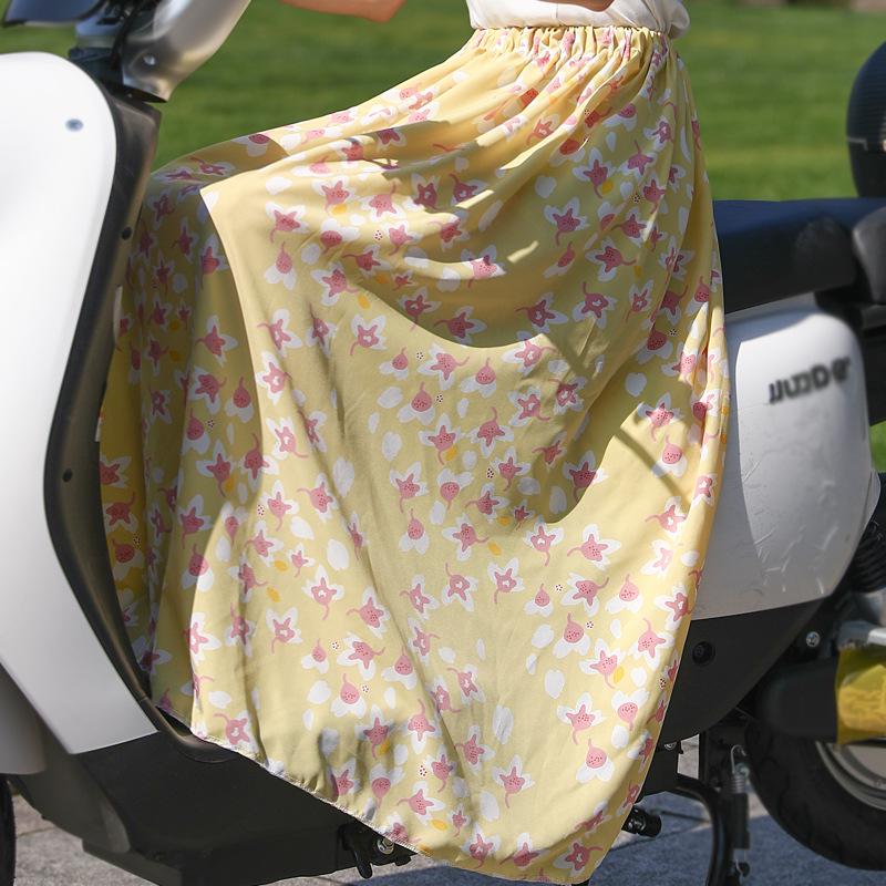 Gonna parasole per auto e moto elettriche: Coprigambe Estivo, Grembiule da Equitazione Anti-UV