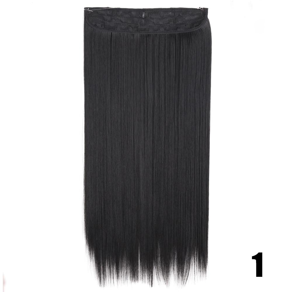 XINRAN 22-дюймова модна жіноча перука з невидимою волосінню для нарощування волосся, стійка до високих температур, синтетична хвиля без застібок