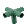 1Pc 16mm Plastic Pipe Fitting Stable Support Heavy Duty Flower Stand Greenhouse Frame Building Connector Garden Plant Accessorie