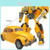 Yellow Bee Transformer Robot Plastic Material Creative And Cool Style