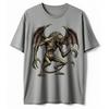Winged Demon Monster Chupacabra T-Shirt Gargoyle Scary Horror Cryptid Tee