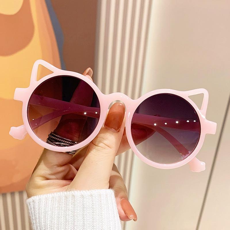 Kids Sunglass Retro Cat Ear Beach Summer Eyewear