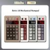 8Bitdo Tastatură numerică mecanică Retro 18, Bluetooth / 2.4G / Cu fir Suportă Mod Calculator, pentru PC Windows și Android