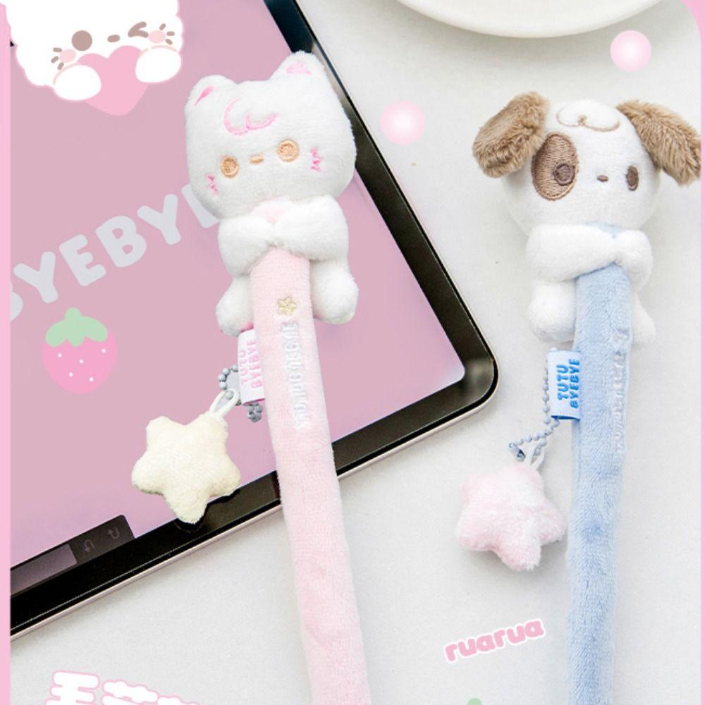 Dog Tablets Pen Protective Case Plush Plush Pencil Sleeve  Tablet Touch Pencil