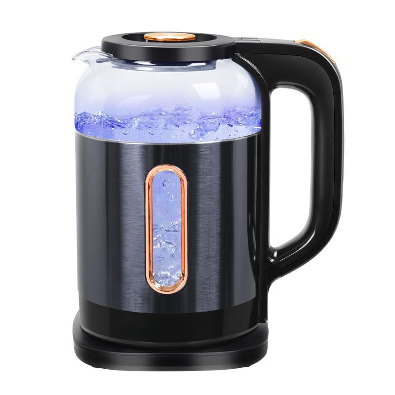 Hervidor eléctrico Wanlida de acero inoxidable de doble capa con apagado automático y ebullición rápida