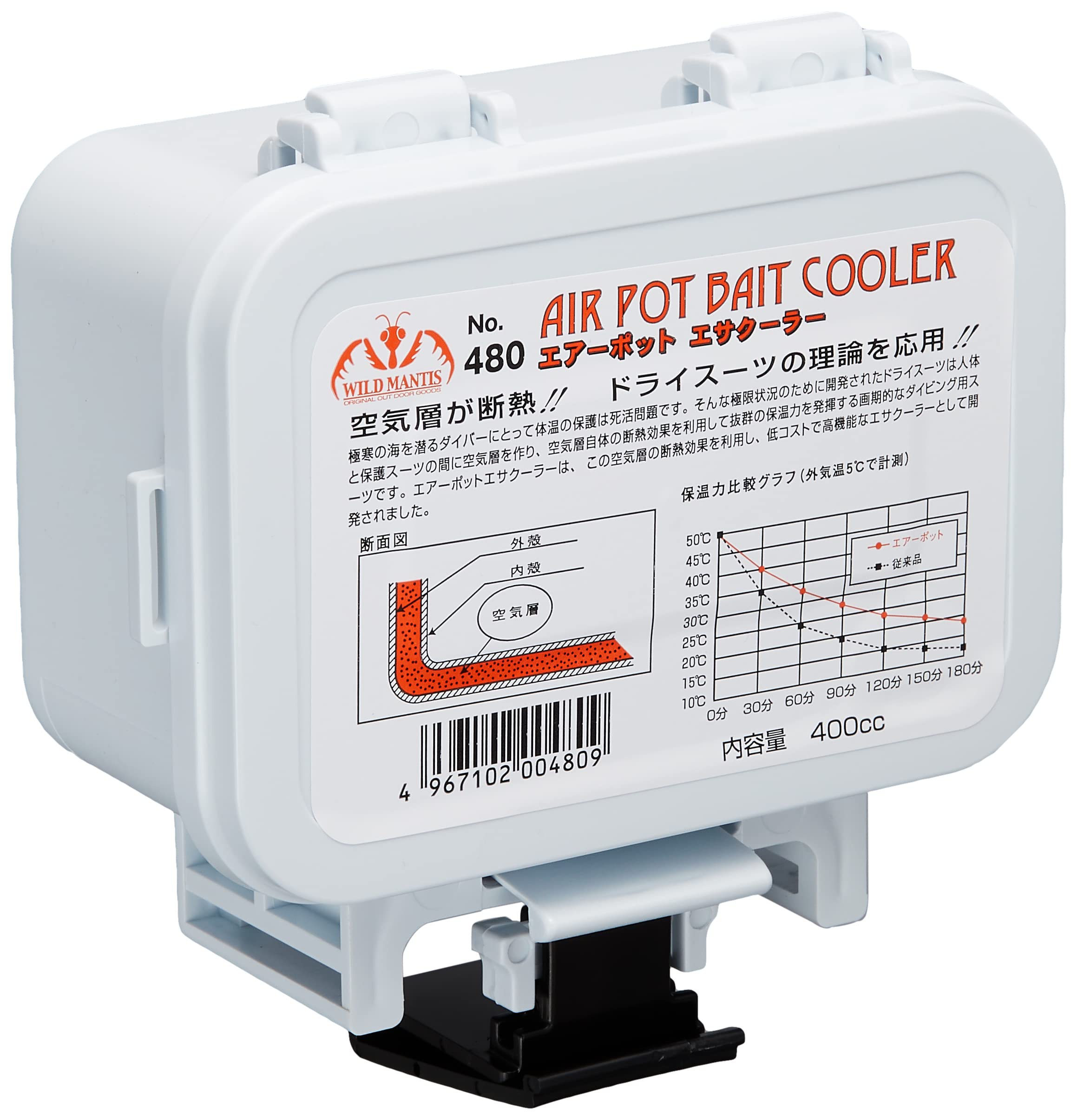 

Охладитель для приманок Nakajima Air Pot